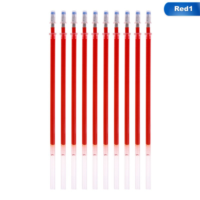 

Perlengkapan Sekolah Yo Yo 10pcs Blue Red Black Neutral Ballpoint Pen Refill Core 0.5mm Pen