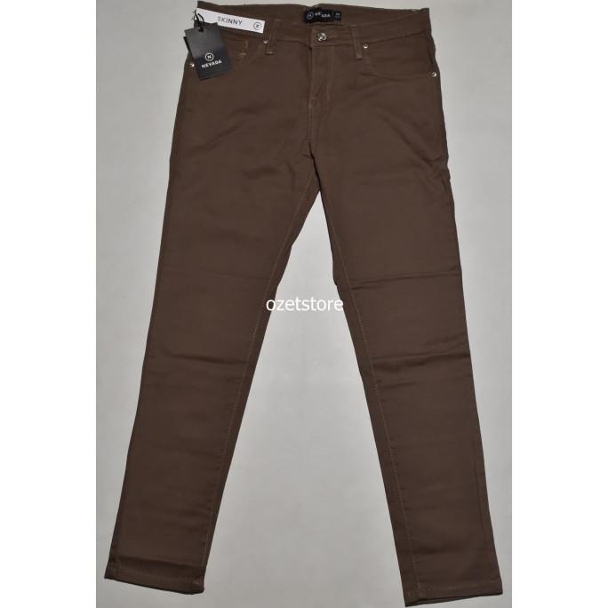 Celana Jeans Panjang Wanita NEVADA COKLAT BX60 ORIGINAL & REAL