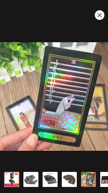 SET LENGKAP KARTU TAROT HOLOGRAM