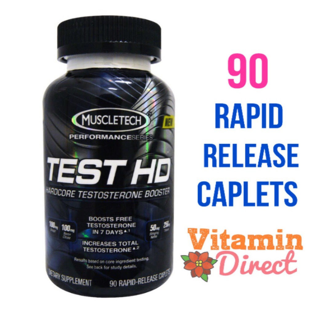 Muscletech Muscle Tech TestHD Test HD 90 Caplets (Testo Booster)