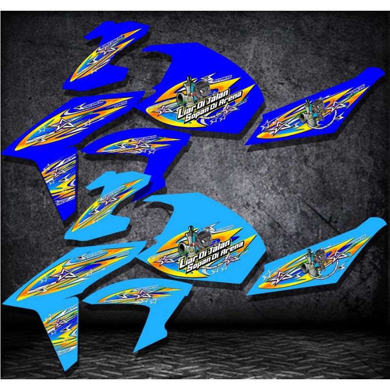 STIKER STRIPING TRANSPARAN VIXION NVA