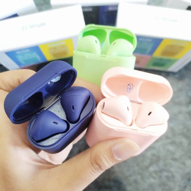 HF Bluetooth i12 Macaron TWs Kualitas GRADE A (barang 100% ok kita test / ada eror pengajuan pengembalian free via shopee)