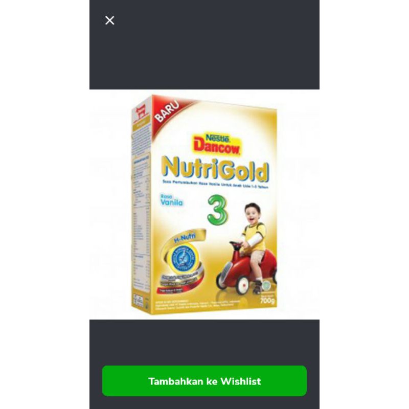 

Dancow nutrigold 1+