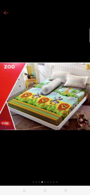 Ls Sprei Kintakun D Luxe 180x200 Cm King Size Motif Cactus