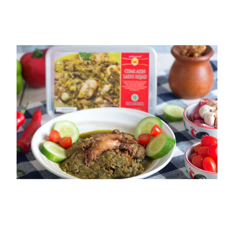 

Restu Mande Cumi Asin Lado Hijau / Sambal Hijau 250gr