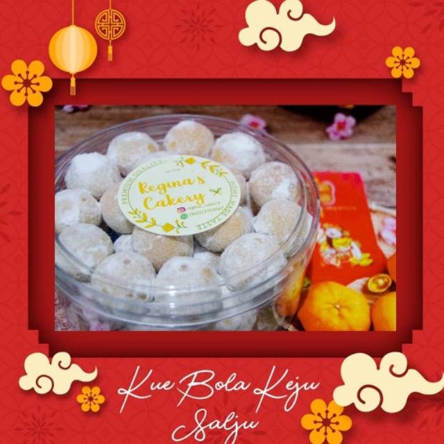 

Kue bola salju keju