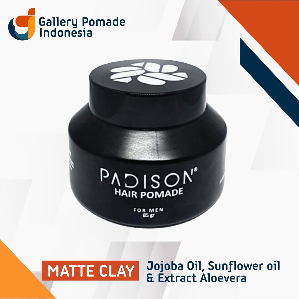 PADISON - Hair Clay Matte 50Gr ( Jojoba Oil, Sunflower Oil, Extract Aloe vera ) POMADE