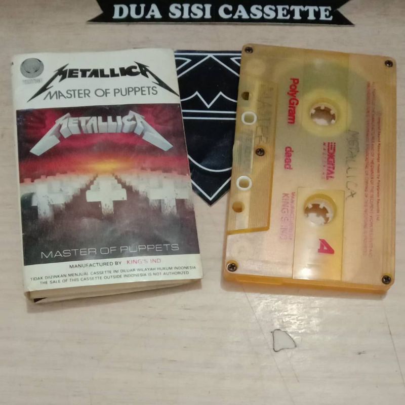 kaset metallica - master of puppets