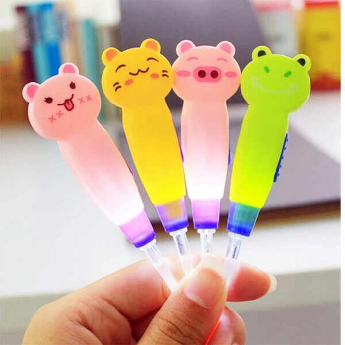 Korek Kuping LED anak bayi balita karakter dengan lampu senter, Korek Kuping Anak Dengan Karakter