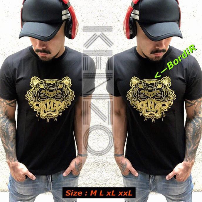 Pengiriman Cepat T Shirt Kenzo Premium High Quality Slimfit / KZ 12 STOK TERBATAS