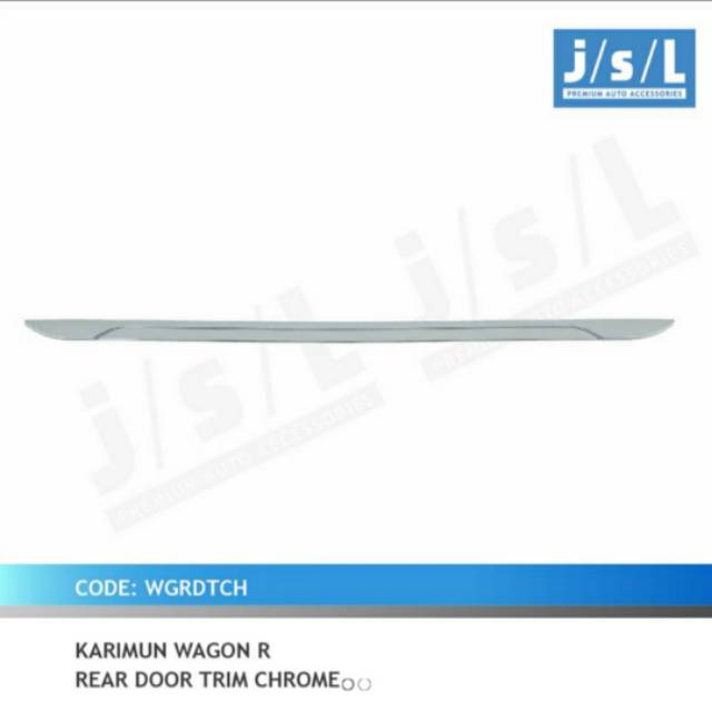 List pintu belakang Wagon R chrome/ rear door trim chrome jsl