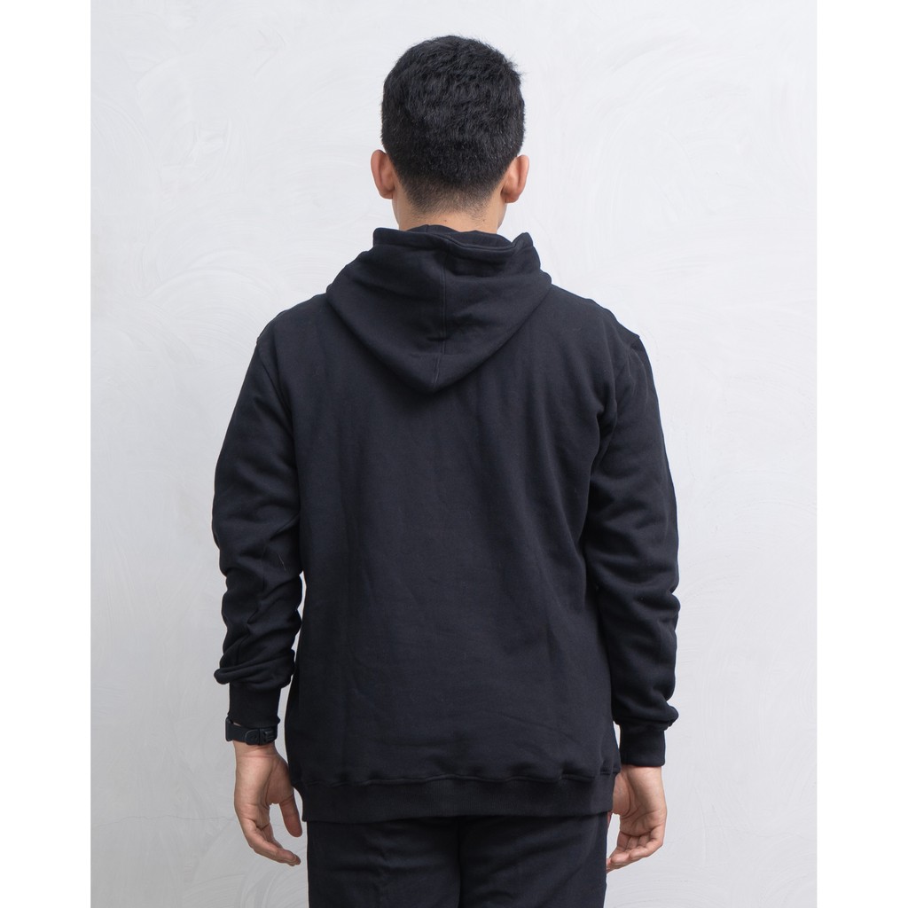 PLAIN HOODIE by PAD - BLACK