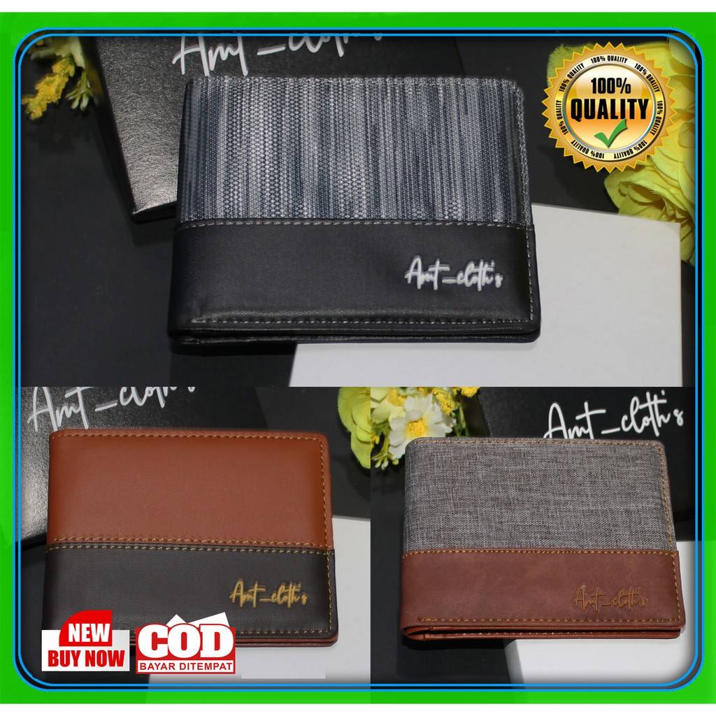 TERLARIS DOMPET COWOK TERBARU BRANDED PREMIUM ORIGINAL BAYAR DI TEMPAT