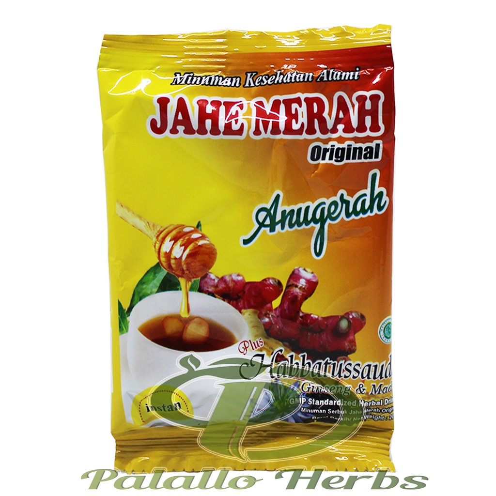 Jahe Merah Super plus ginseng habbat madu H64 | Jahe Merah Instan extra Gula Aren