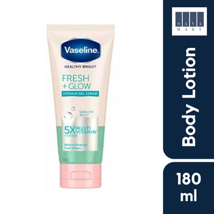 vaseline fresh glow gel serum