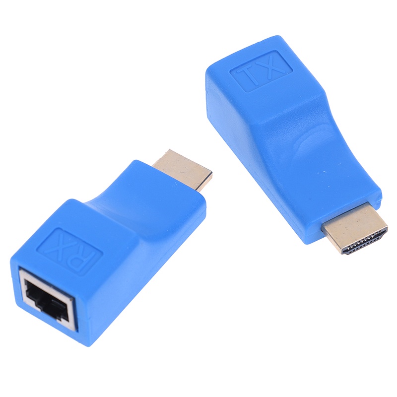 (LUCKID) 2pcs extender hdmi 1080p Ke rj45 over cat 5e / 6 network lan ethernet