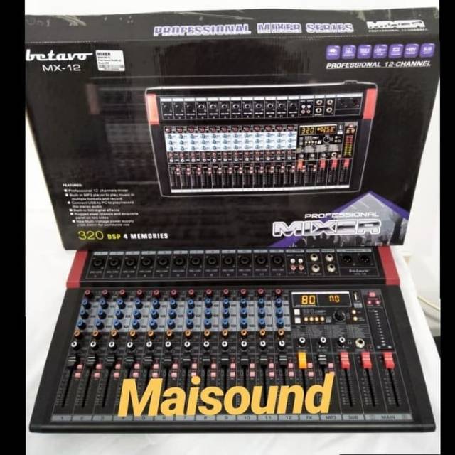 POWER MIXER BETAVO MX12 MIXER BETAVO MX 12