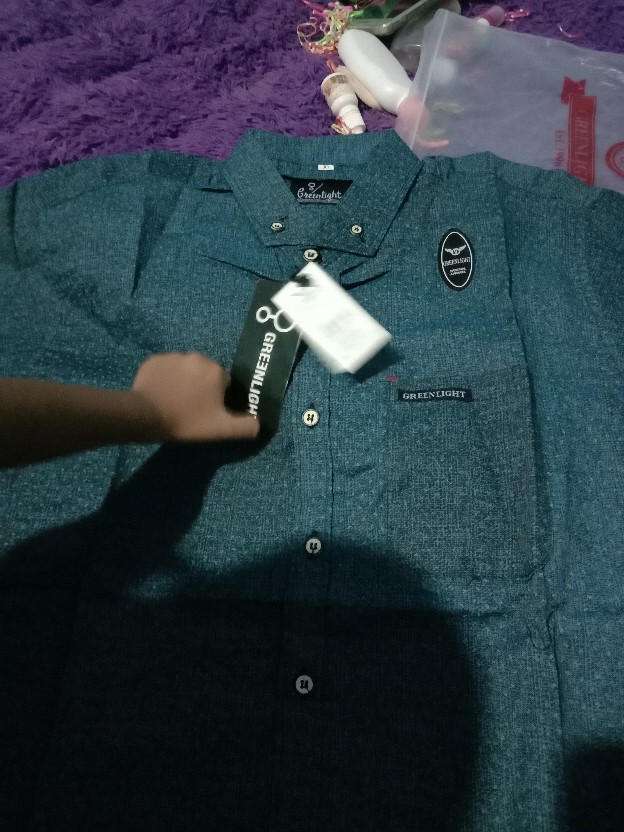 Kemeja Pria Lengan Pendek Cowok Distro Surfing Best Quality Motif Terkini Casual Size L Xl