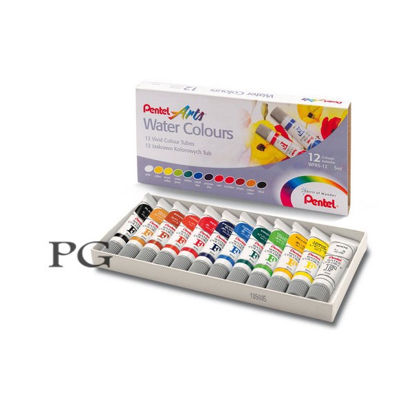 

air-cat- pentel arts water colours 12 / pentel cat air 12 warna (lusinan) -cat-air.