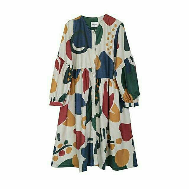 TINE DRESS WHITE NADJANI INDONESIA