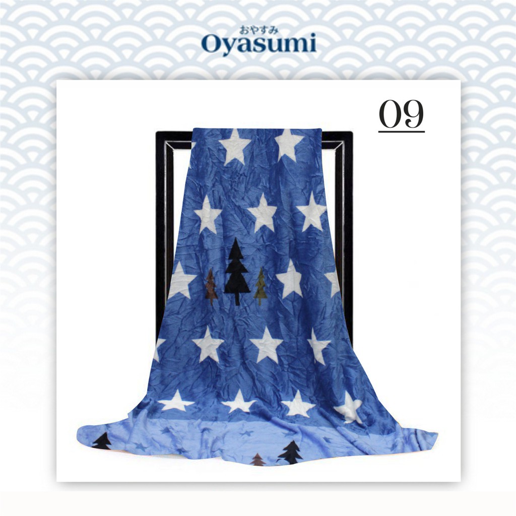 Oyasumi Selimut Motif Dewasa Classic 150x200 Selimut Bulu Halus Selimut Bulu Motif-09