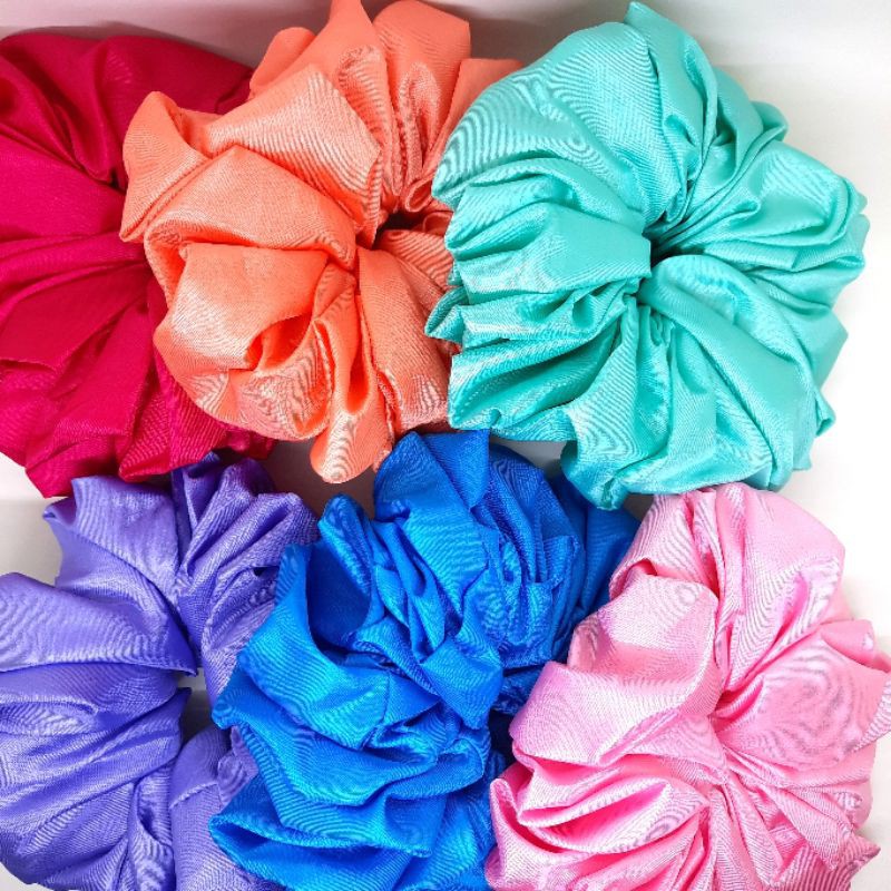 IKAT RAMBUT isi 6pcs IKAT RAMBUT CEPOL SCRUNCHIE HIJAB GROSIR