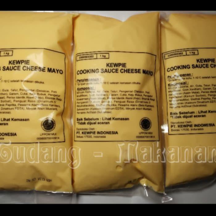 

Kewpie Cooking Sauce Cheese Mayo 1kg - Pack Standard BERKUALITAS