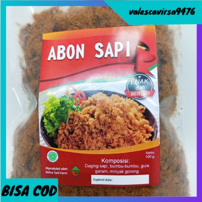 

⭐BISA COD⭐ Abon Full Sapi Asli Tanpa Campuran MSG dan Tanpa Pengawet Home Made