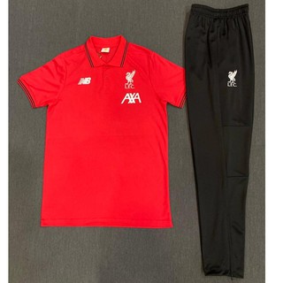  KAOS  POLO  LIVERPOL AXA MERAH TRAINING 1 STEL CELANA 