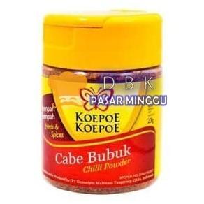 

Cabe Bubuk Chilli Powder Koepoe Koepoe Kupu Kupu 23 gr