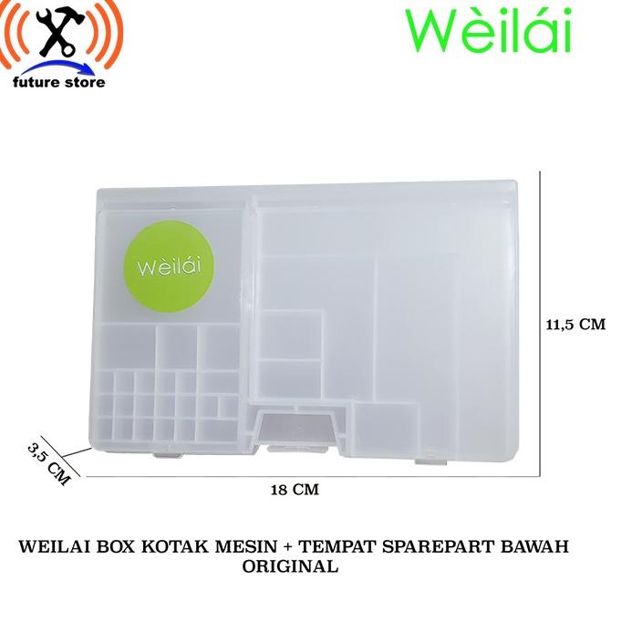 Super Star weilai box kotak mesin plus tempat  sparepart bawah original