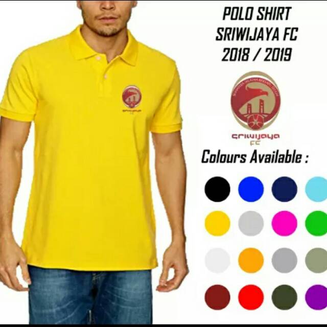 Kaos polo sriwijaya fc