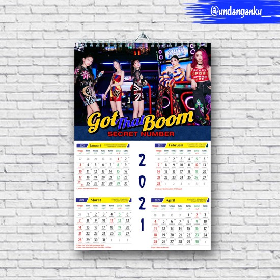 

Kalender Dinding 2025 Gantung Spiral Kpop Bisa Custom Pake Foto Sendiri Kalender Murah 4B3L