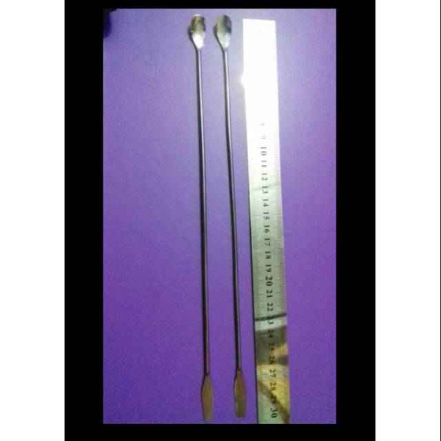 Spatula Laboratorium 30 cm. Spatel Laboratorium. Stainless Steel