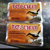 10 saset terafit obat vitamin burung 100 capsul murai kenari perkutut kacer anis merpati sakit infeksi radang bengkak asli ori eka farma