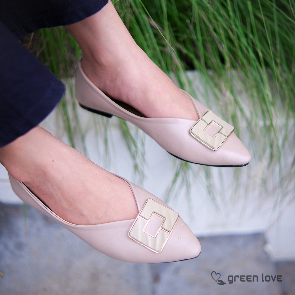 Green Love Flatshoes CLASSY