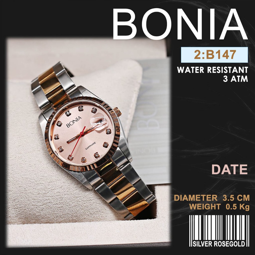 JAM TANGAN BONIA PRIA ORIGINAL / BONIA WATCHES #B147