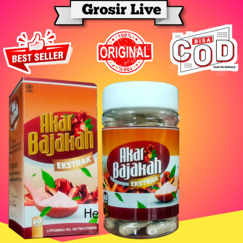 KAPSUL AKAR BAJAKAH ORIGINAL / KAPSUL BAJAKAH / KAYU BAJAKAH / EKSTRACK BAJAKAH