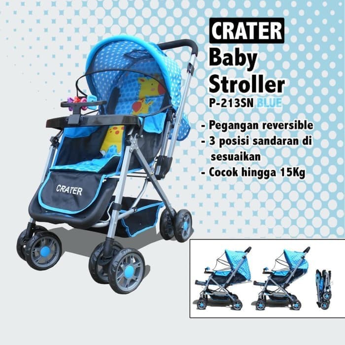 stroller crater kereta bayi handle bisa hadap depan belakang