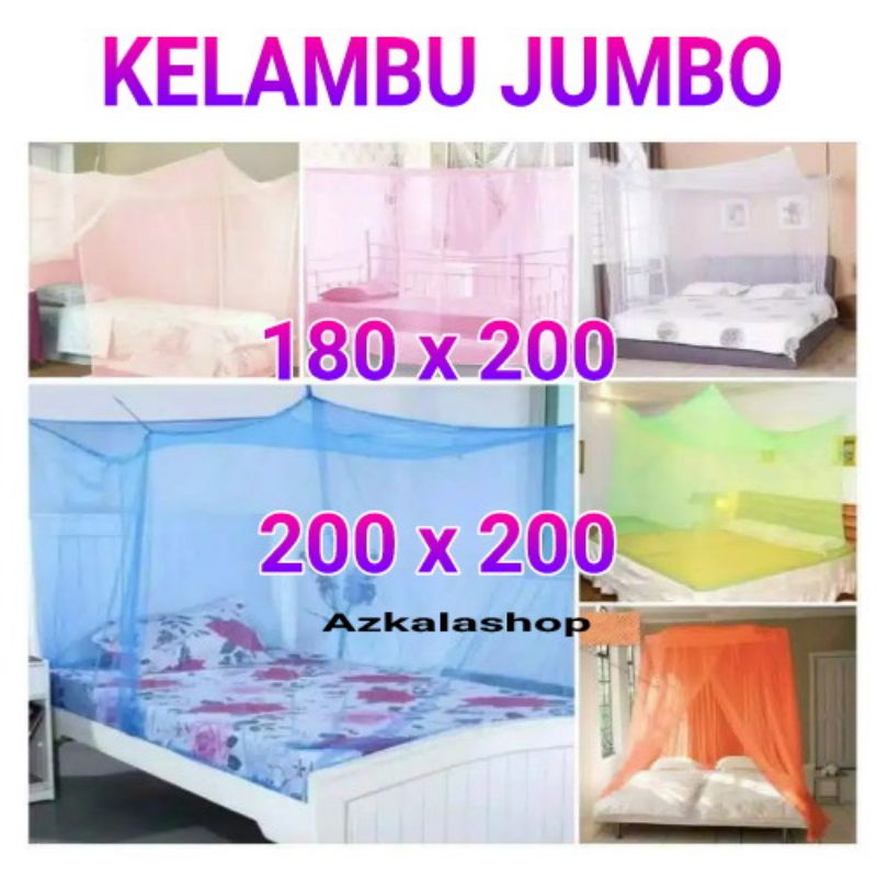 Kelambu ukuran 200x200 kelambu nyamuk jumbo