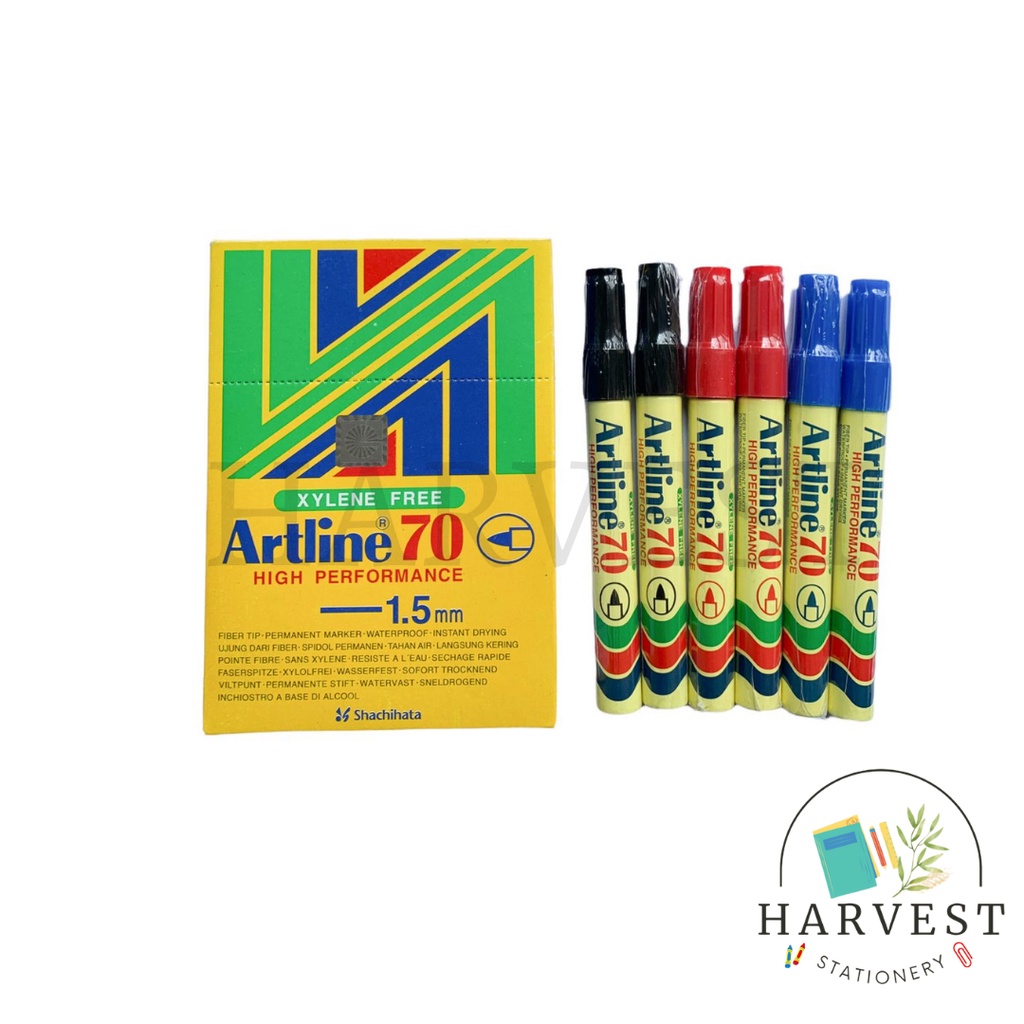 

Spidol Permanen Marker Artline 70 / Spidol HITAM BIRU MERAH ( 1 PCS)