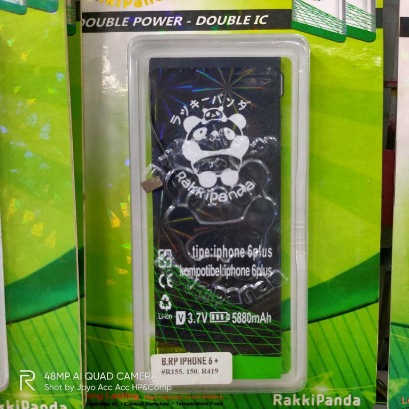 Baterai Iphone 6 Plus Batre HP Iphone 6 Plus Dobel IC Protections Battery