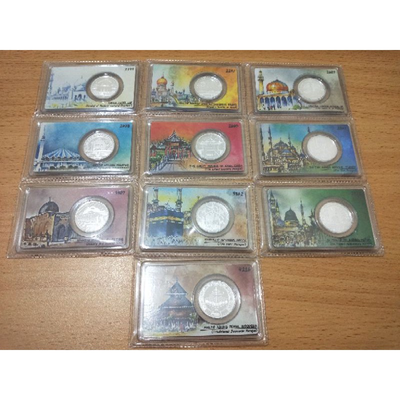Koin Perak 1 Dirham NUBEX - Seri Masjid terkenal di dunia
