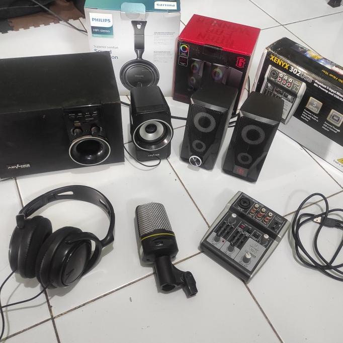 paket recording soundcard mic headphone speaker