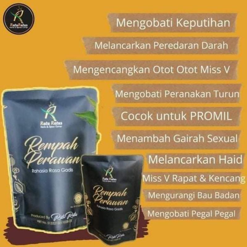 

REMPER Rempah Perawan Ratu Ratus - Teh Mengatasi Masalah wanita - PROMIL dan Asi Booster