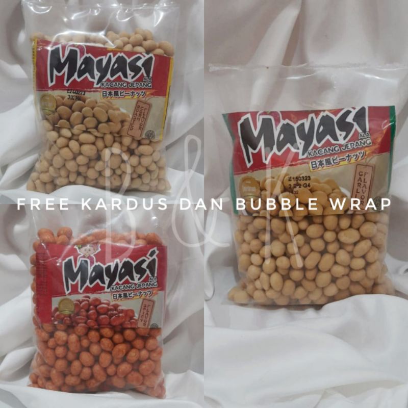 Mayasi 250 Gram Kacang Jepang | Rasa Pedas | Bawang | Jagung Bakar