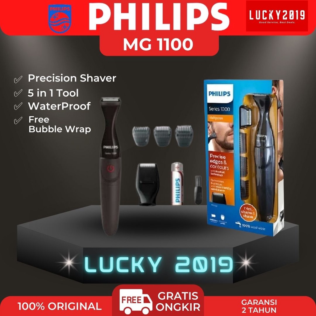 Shaver Philips Multigroom Series 1000 Ultra DualCut MG1100 / Pencukur