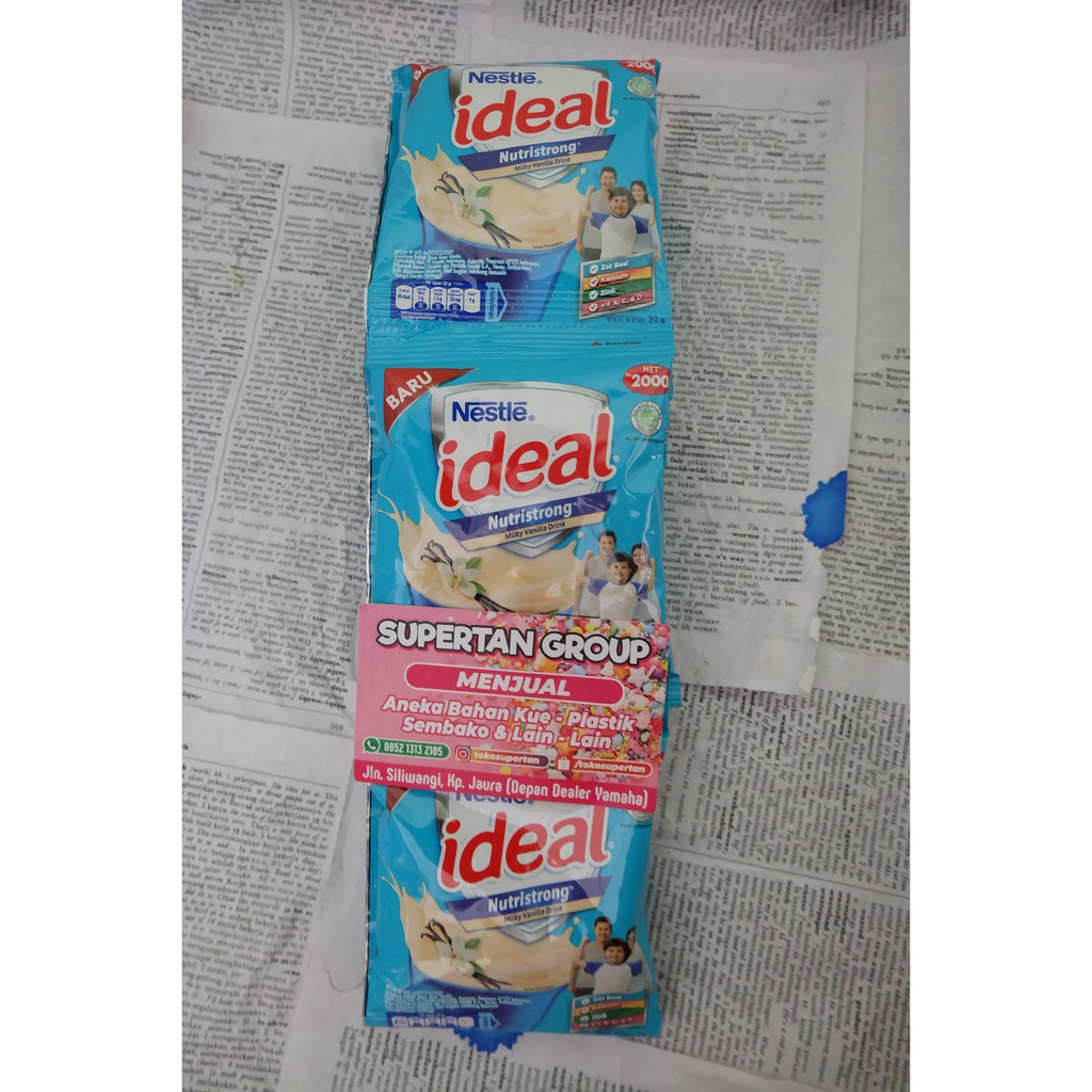 SUSU BUBUK NESTLE IDEAL (1 RENCENG 10 PCS)