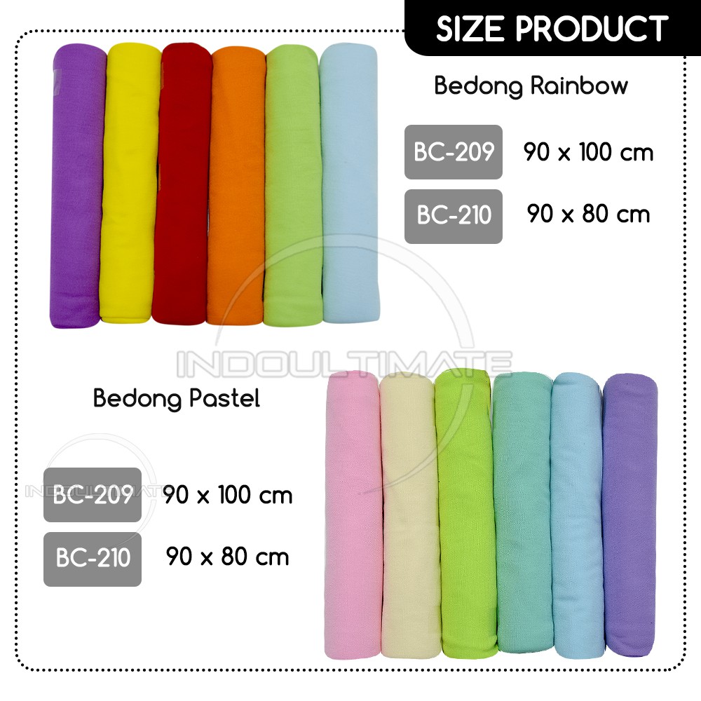 6 Pcs Bedong Bayi JUMBO Polos Rainbow Pastel Tone Earth BABY LEON (PREMIUM SNI) BABY STAR (STANDARD) BC-209 BC-210 Selimut Bayi Bedong Bayi Alas Tidur Bayi Perlengkapan Bayi Baru Lahir BCS-9106 BCS-9103 BCS-8106 BCS-8103 BC-208