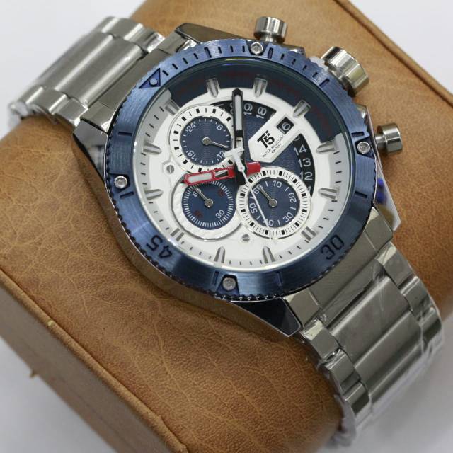 Jam T5 H3642 original chrono aktif bergaransi free tin box